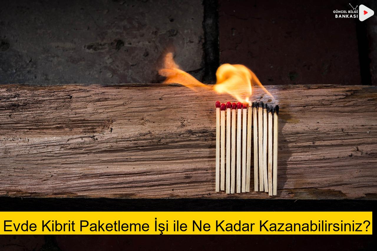 Evde Kibrit Paketleme İşi ile Ne Kadar Kazanabilirsiniz?